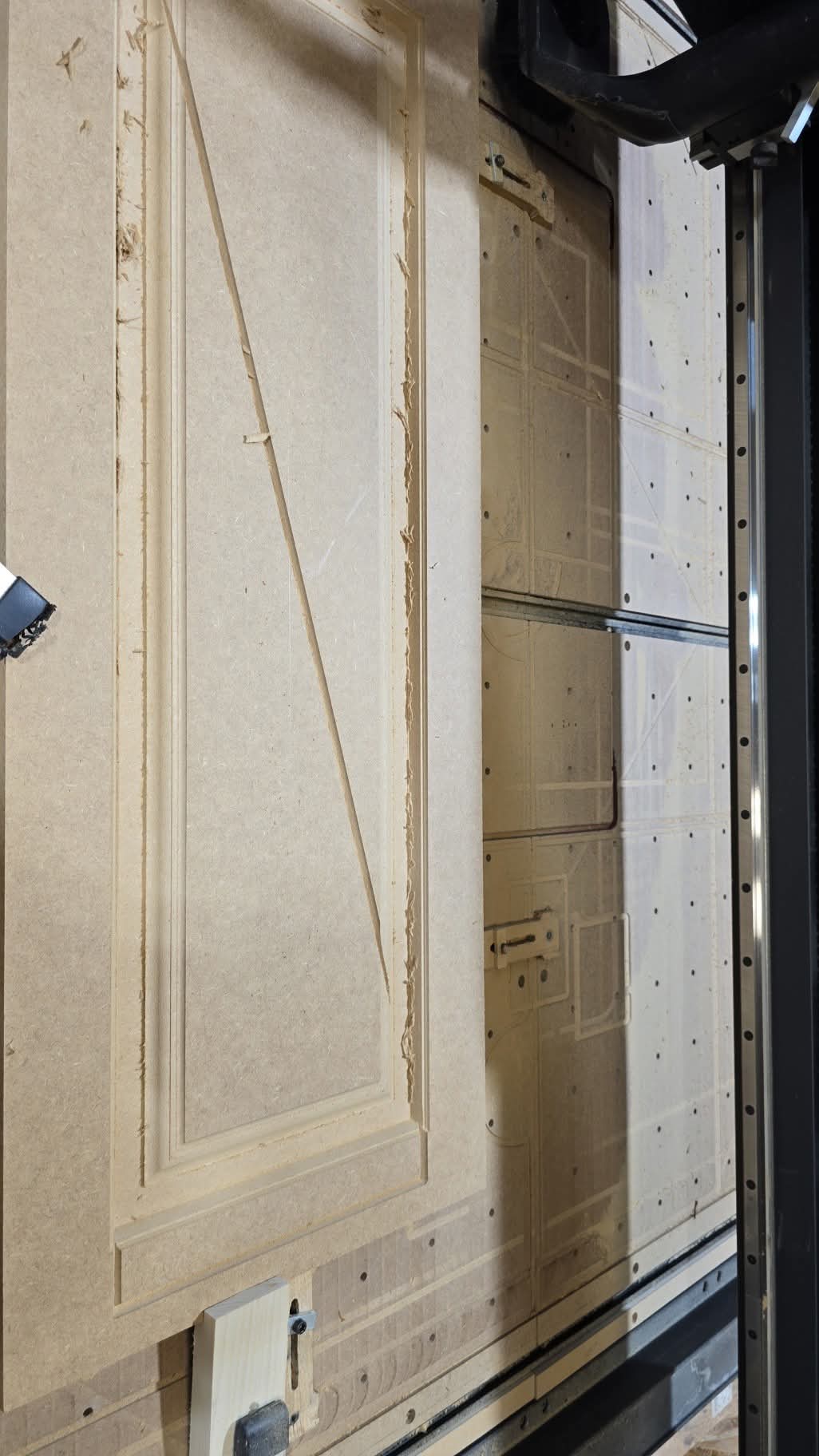 MDF door fail travel height