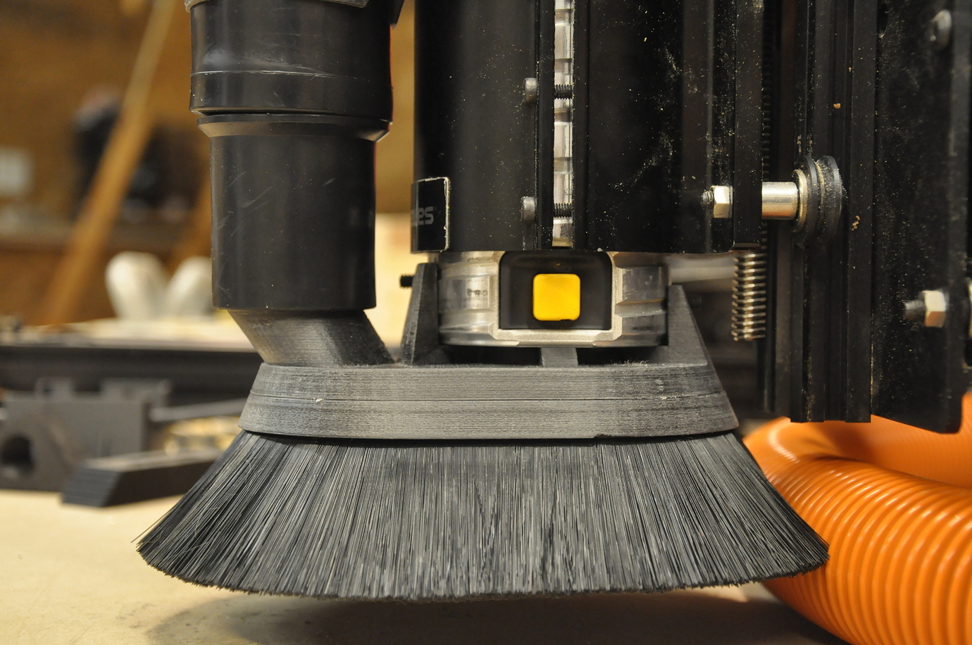 3d printed carbon fiber dwp611 dust shoe 2.0 Upgrades