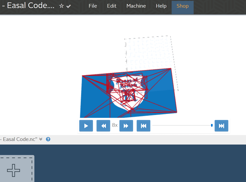 Why does this occur when I import gcode or easel from VCarve Pro