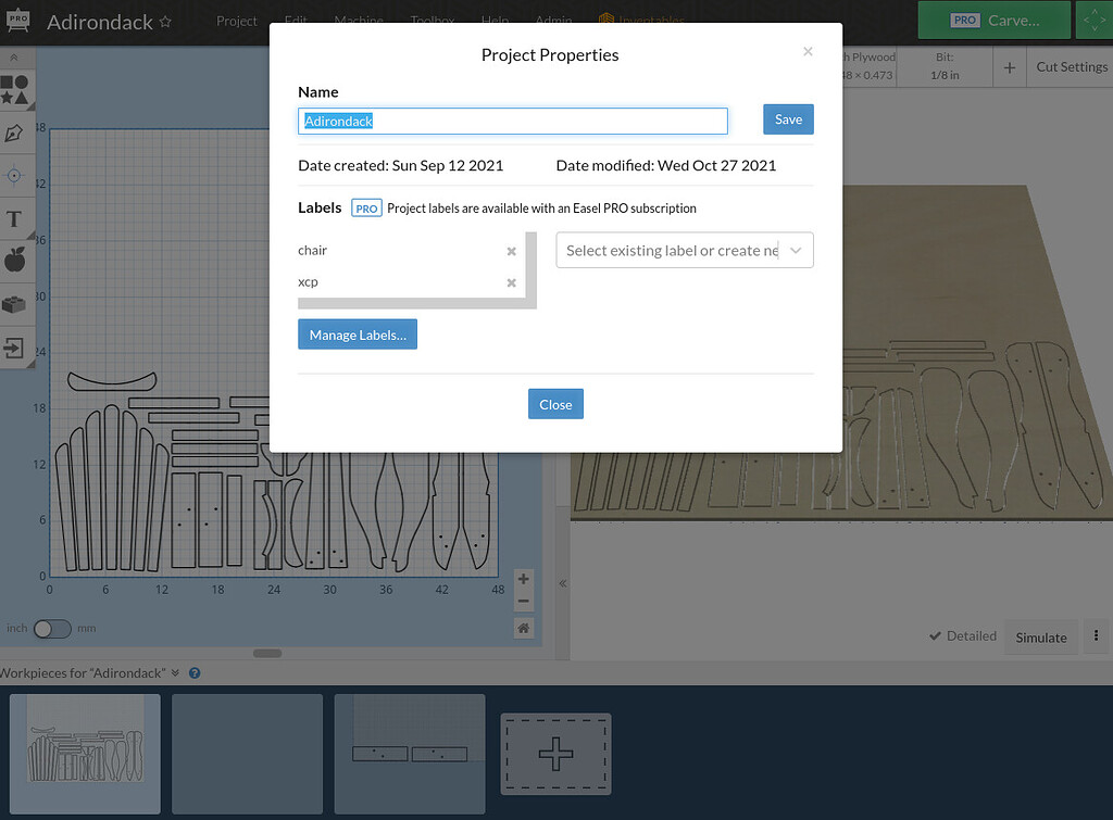 Project Labels has been released for all Easel Pro users Easel Pro