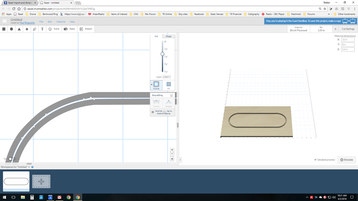 Easel import and dimensions Projects Inventables Community Forum