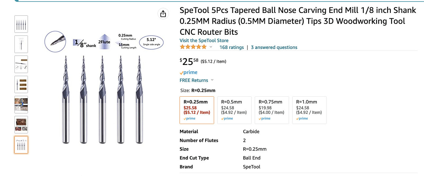 Entering Ball Nose bits in Easel Toolbox Easel Pro Inventables