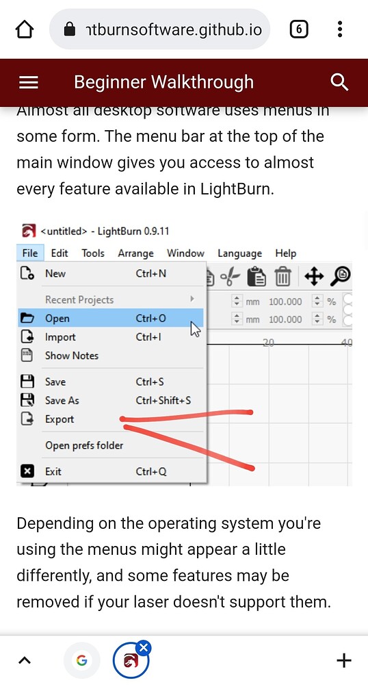 How do you export a LightBurn file to Easel Pro Easel Pro