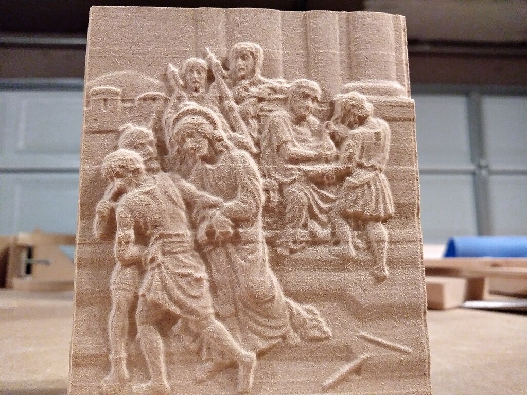 First 3d carve (Stations of the Cross) - Projects - Inventables