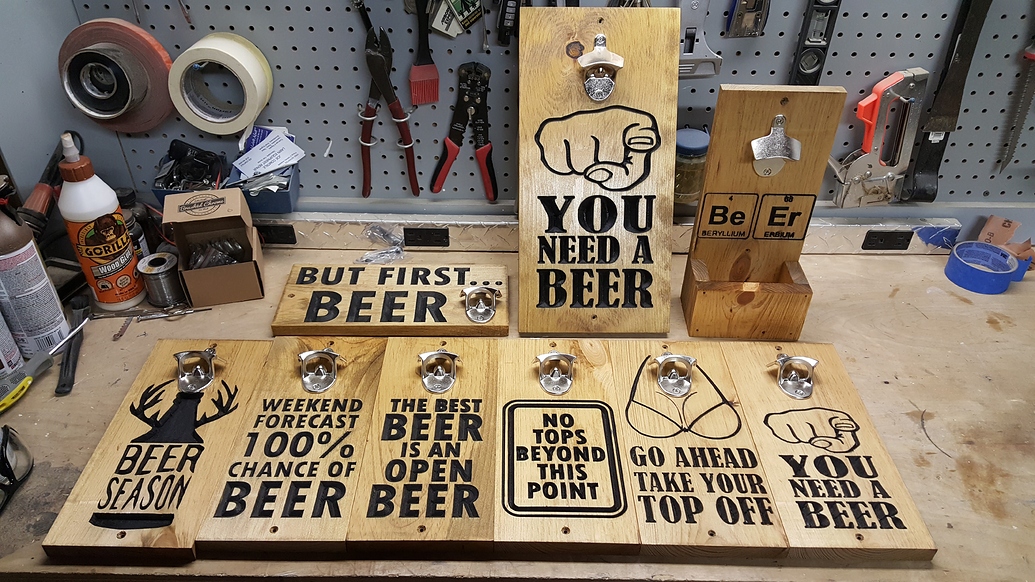 99 bottles of beer on the wall... er umm bottle openers (rated PG13