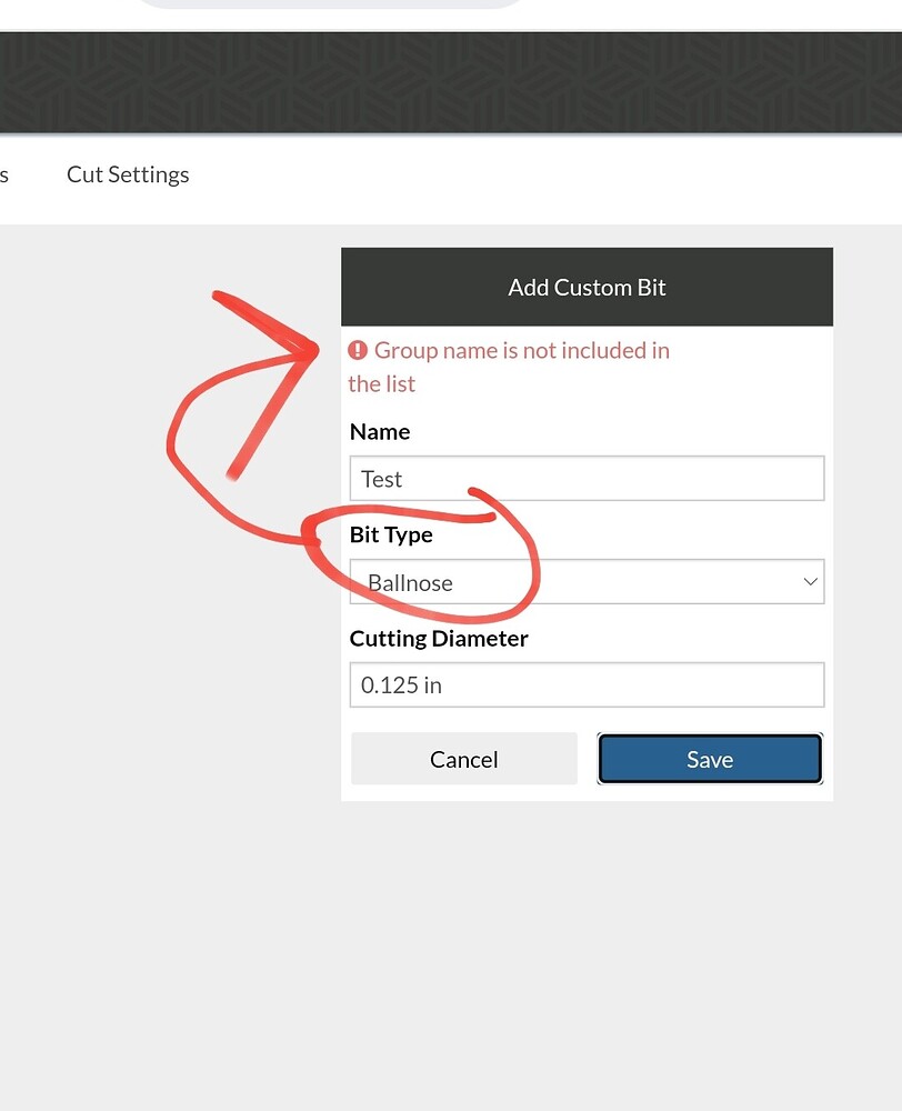 Trouble in adding custom bits Easel Pro Inventables Community Forum