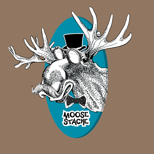 MooseStacheVECTOR