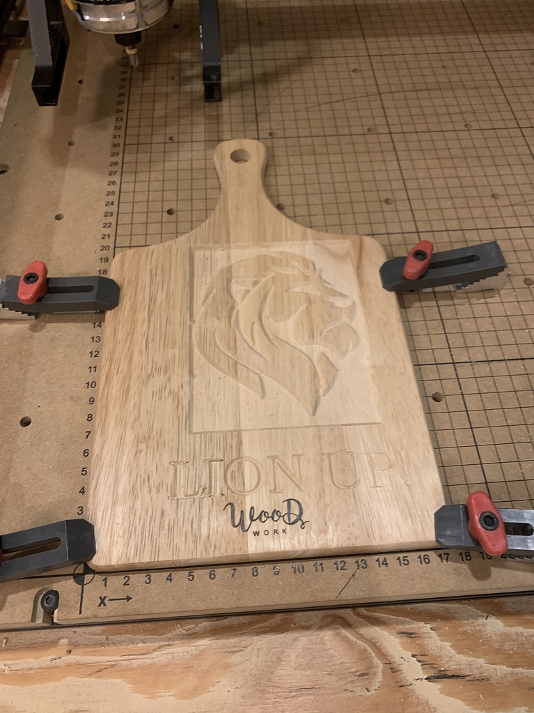 What am I doing wrong? Carve off center? Easel Pro Inventables