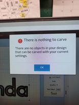 error message